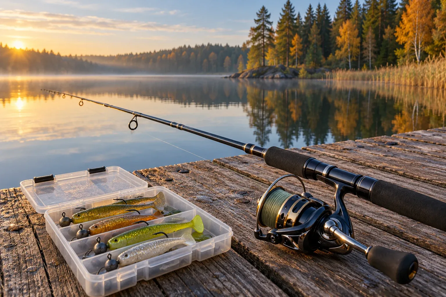One rod. A few lures. A better day by the water.