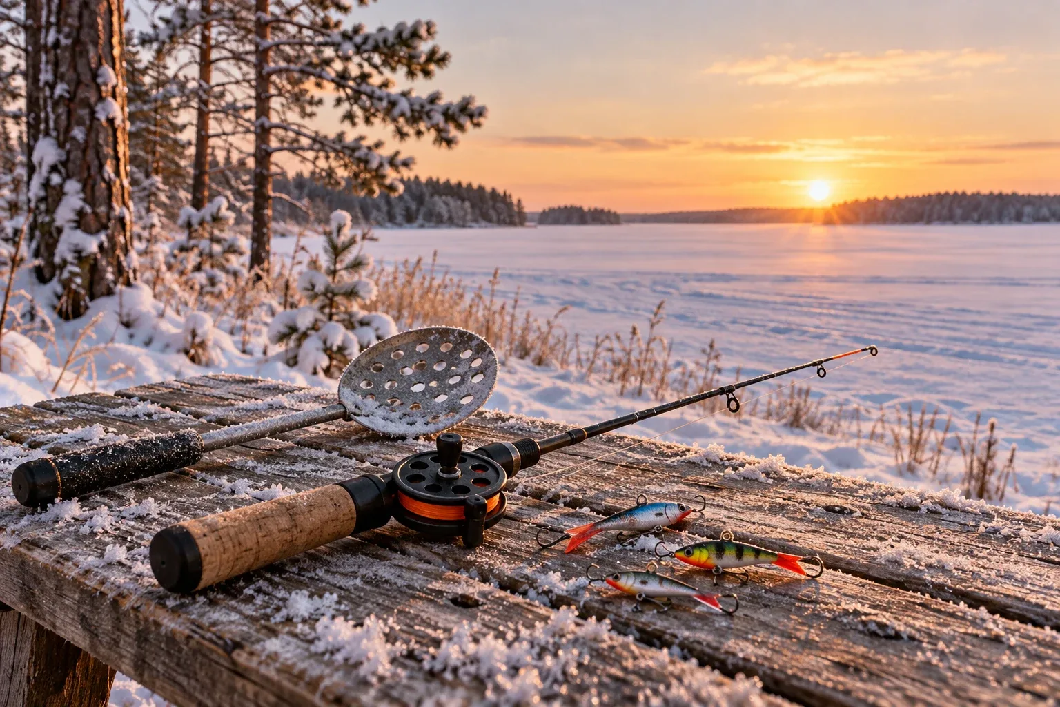 Small rod. Thoughtful winter kit.
