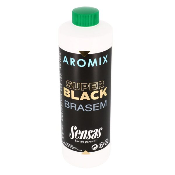 Atraktors "SENSAS" AROMIX - Super black brasem 0,5L